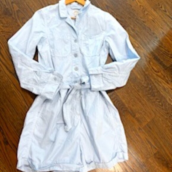 Clearout-LIke New J.Crew Foundry Chino Short Coveralls L/S sz 6 - Picture 1 of 6
